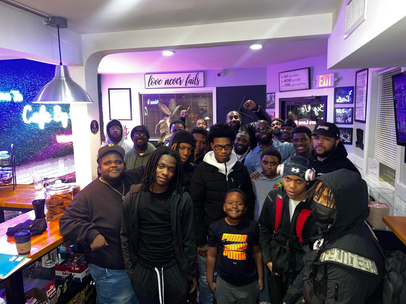 Selfie group photo at Cafe By Us