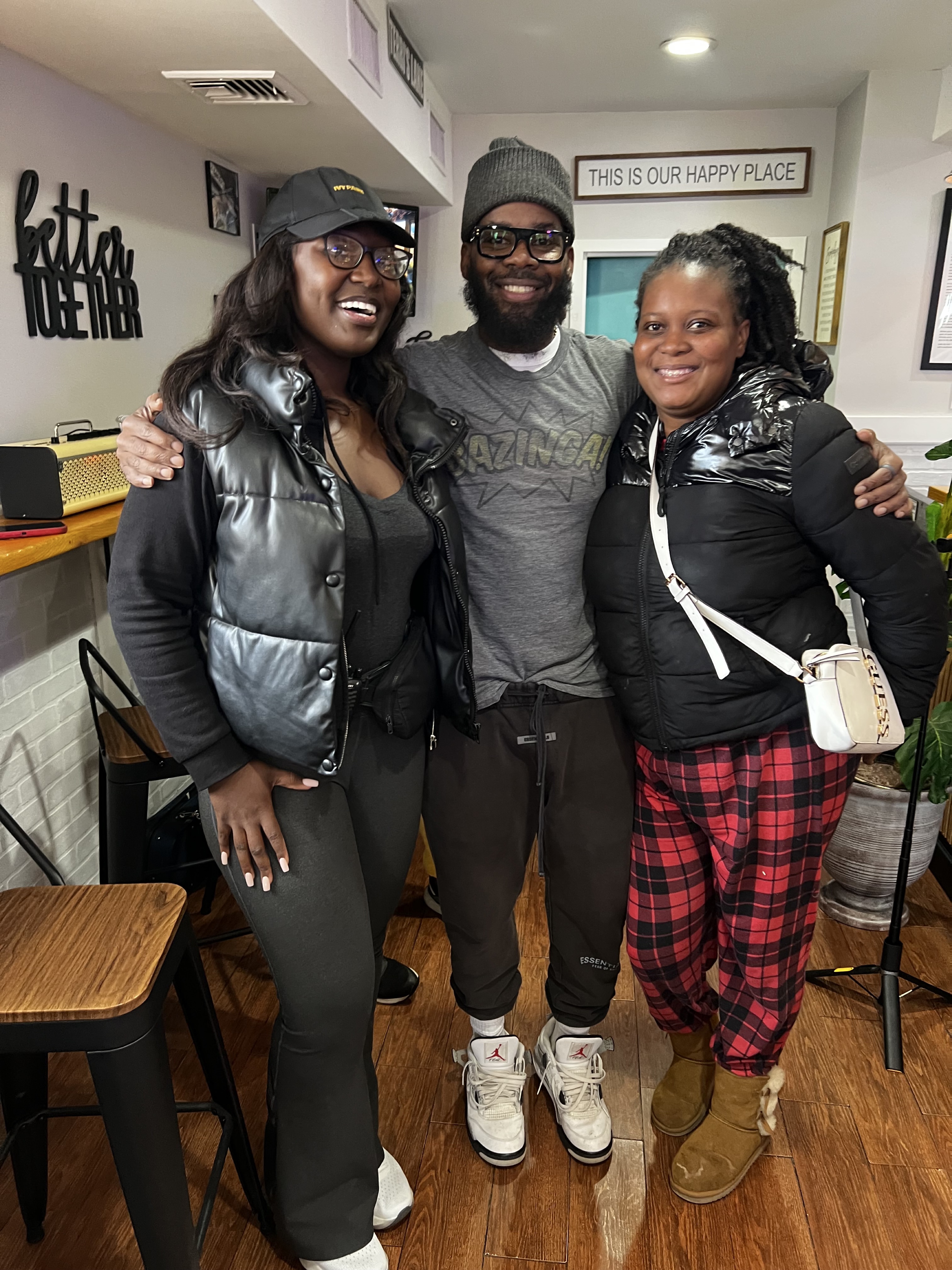 Youth and mentors connecting at Cafe By Us